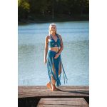 Handmade Naya macrame clothing cotton cord with silver buckle – Macra Nodo 