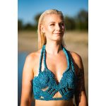 hand-knotted macramé dress