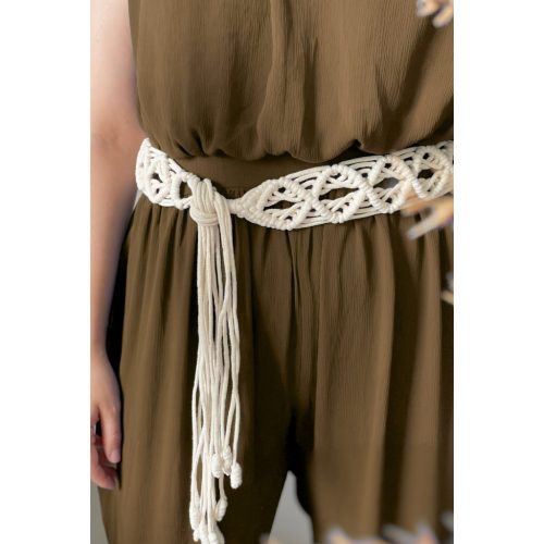 Serena macramé belt